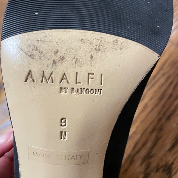 AMALFI WOMENS BLACK PUMPS IN SIZE 9N - Picture 13 of 14
